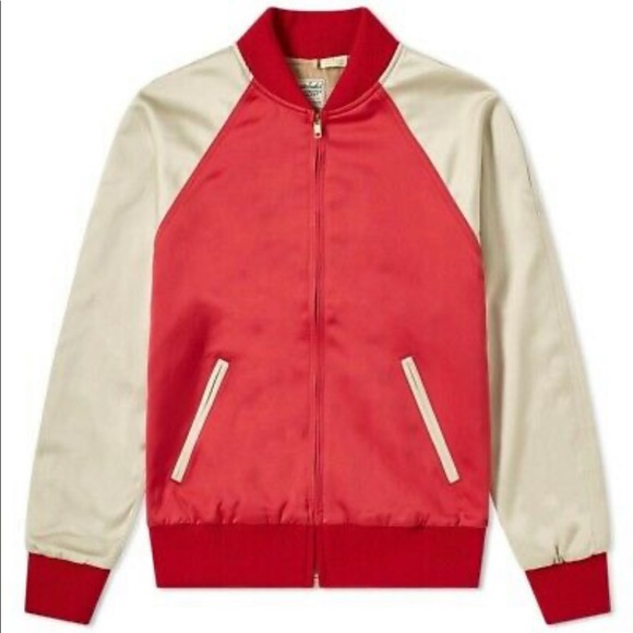 Vintage Levi’s red & white bomber jacket. Amazing condition - in small. Unisex**
